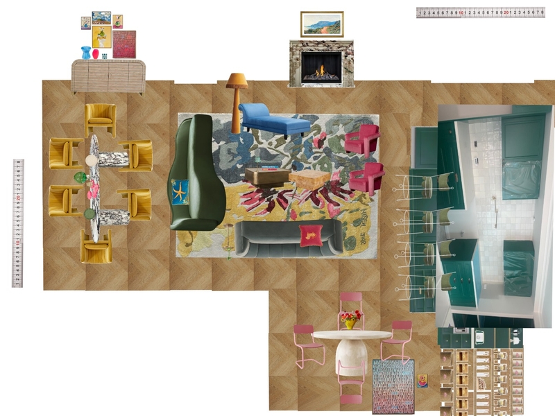 Great Room Space Planning Scale Mood Board by dl2407 on Style Sourcebook