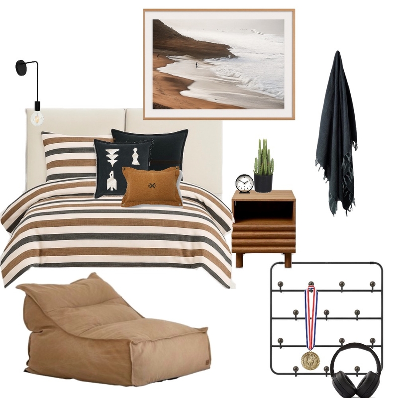 Mac’s Bedroom Mood Board by Avella Interiors on Style Sourcebook