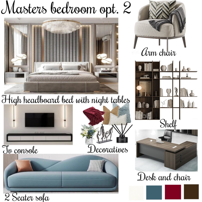 masters bedroom opt. 2 Mood Board by kehindeh052@gmail.com on Style Sourcebook