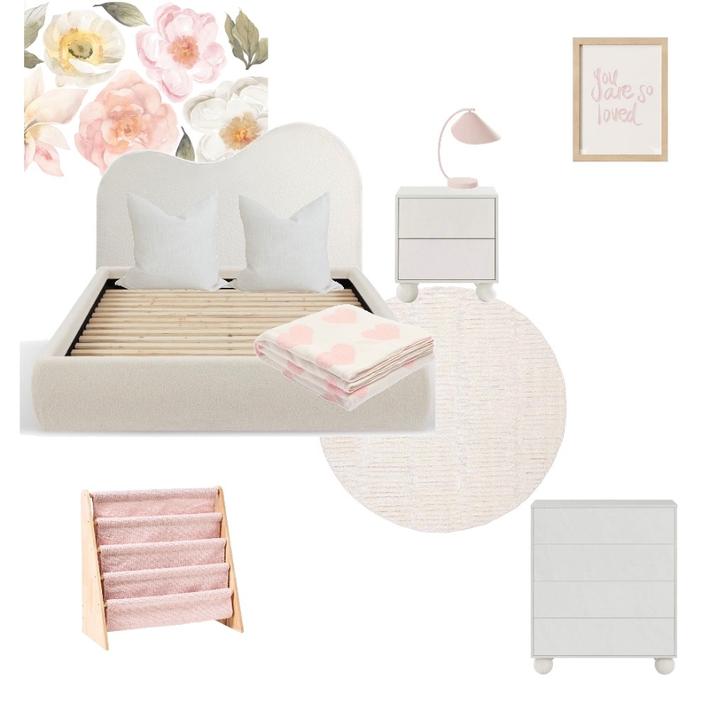 Girls bedroom Mood Board by Emings on Style Sourcebook