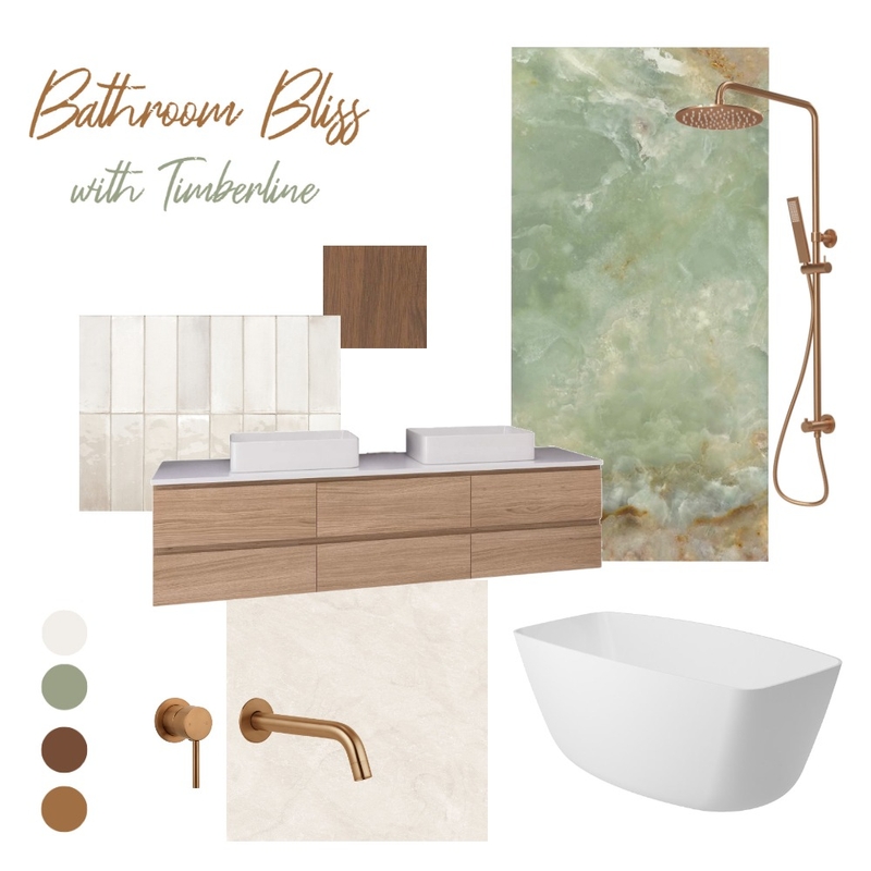 Bathroom Bliss with Timberline Mood Board by Liz on Style Sourcebook