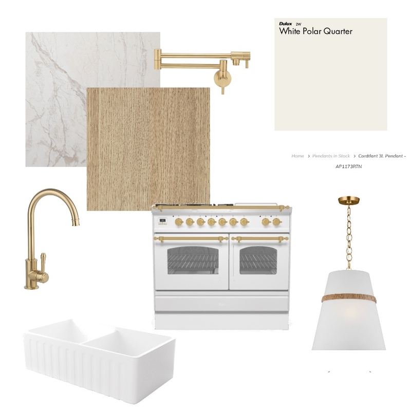 Bayview kitchen Mood Board by Pearl & Tide on Style Sourcebook
