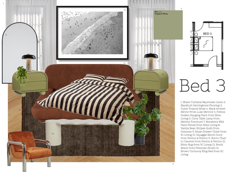 Bedroom Sample Board Mood Board by Faith Christine on Style Sourcebook