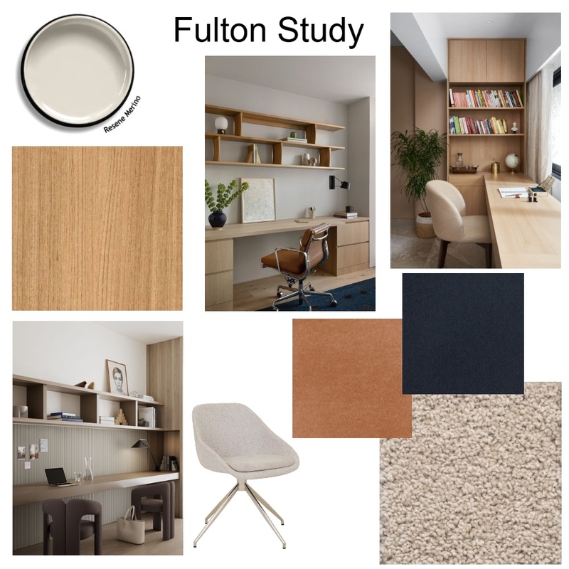 Fulton Apartment - Study Mood Board by JJID Interiors on Style Sourcebook