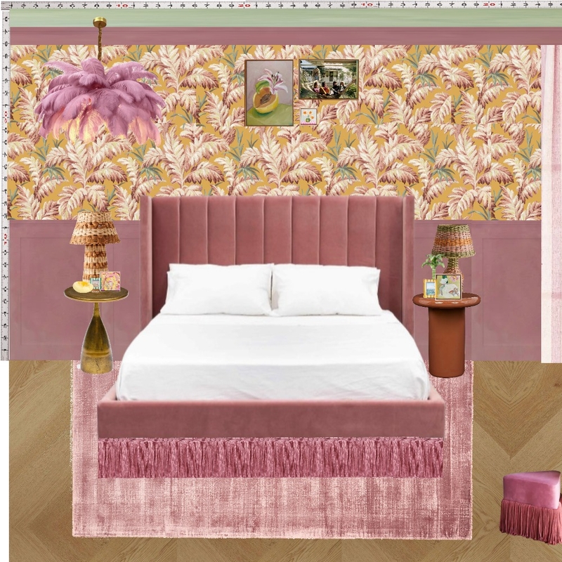 Old Hollywood Bedroom Wall Mood Board by dl2407 on Style Sourcebook