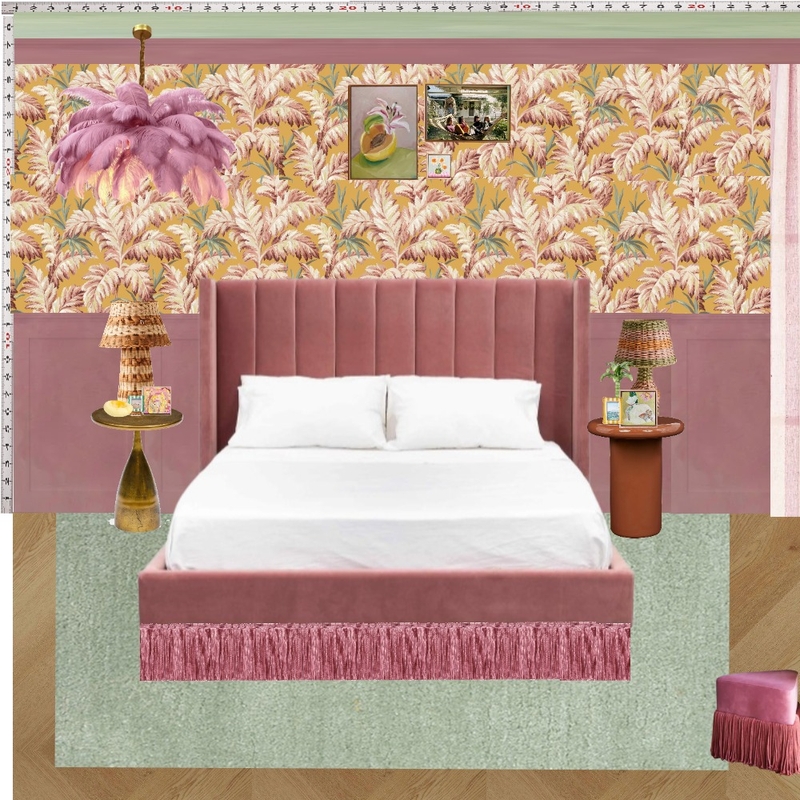 Old Hollywood Bedroom Wall Mood Board by dl2407 on Style Sourcebook
