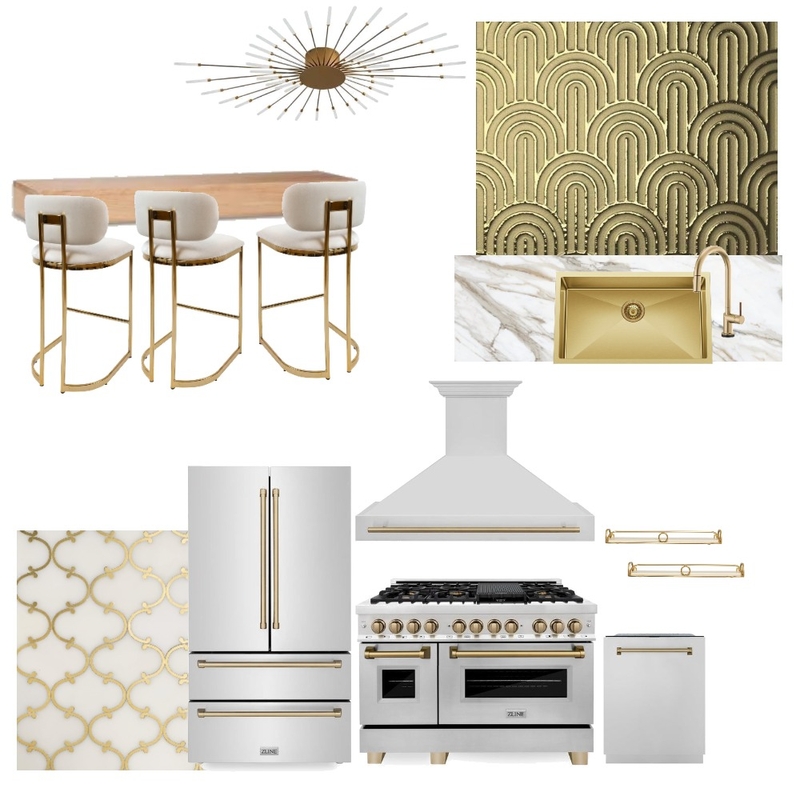 Art Deco Kitchen Mood Board by natasatzwra on Style Sourcebook
