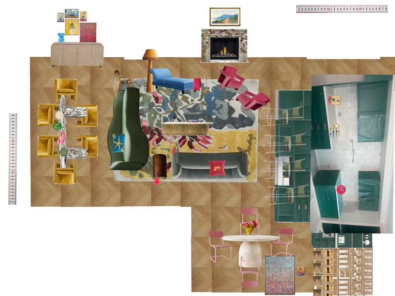 Great Room Space Planning Scale Mood Board by dl2407 on Style Sourcebook