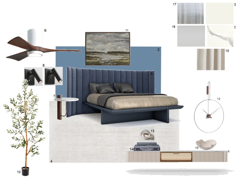 Dormitorio azul Mood Board by Elizabet Santos on Style Sourcebook
