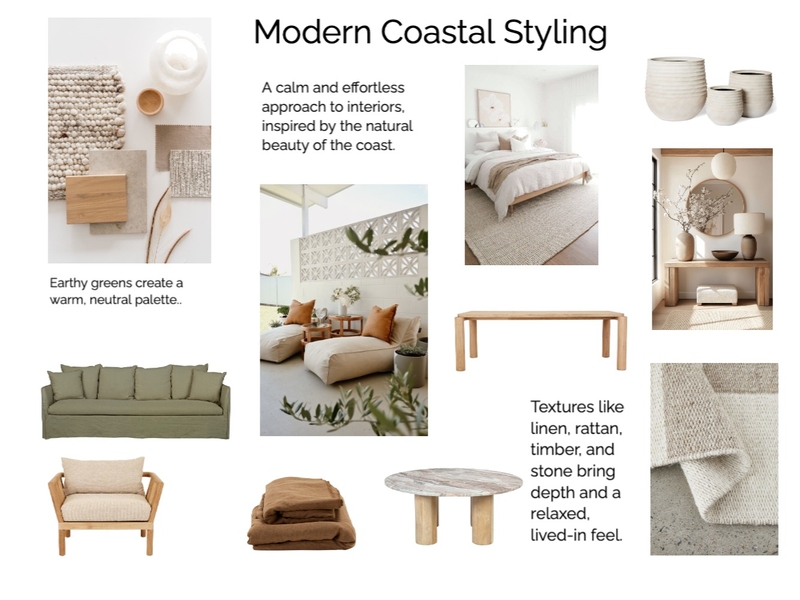 Modern Coastal Mood Board by felicityscott01 on Style Sourcebook