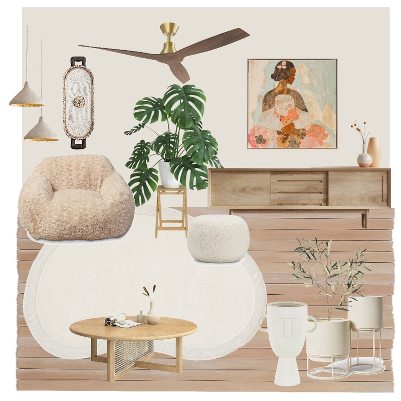 Cleo Milk Mood Board by Rug Culture on Style Sourcebook
