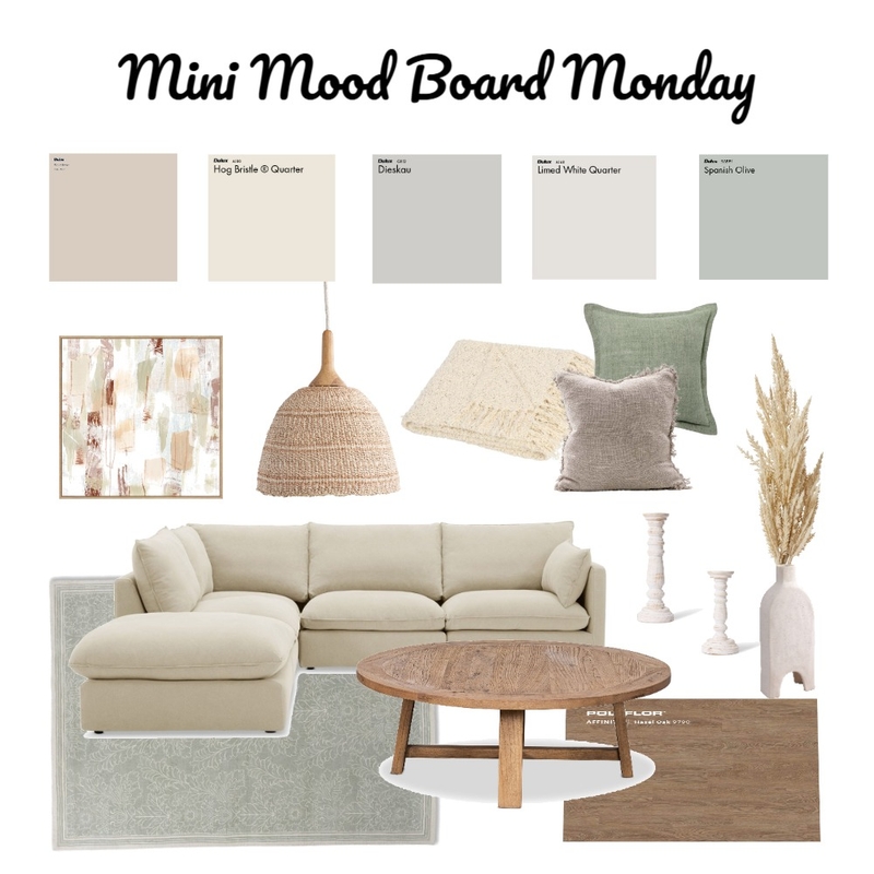 Living Room Mood Board Monday Mood Board by lifeofcai on Style Sourcebook
