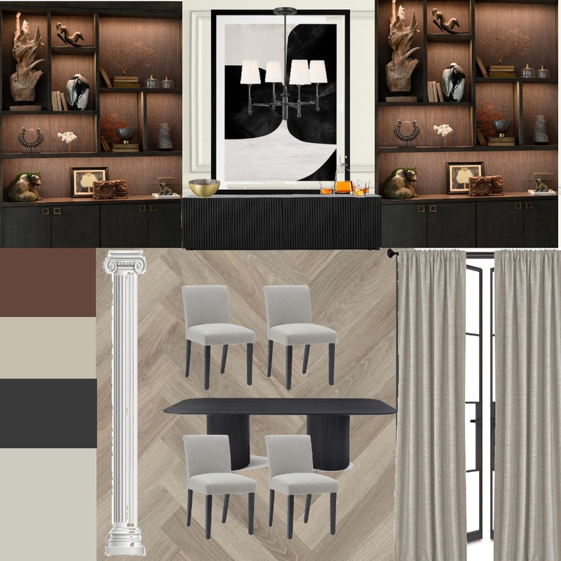 Module 5 Interior dinning Mood Board by ankegrey87 on Style Sourcebook
