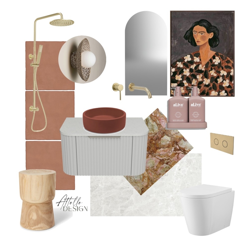Bathroom Mood Board by Attollo Design on Style Sourcebook