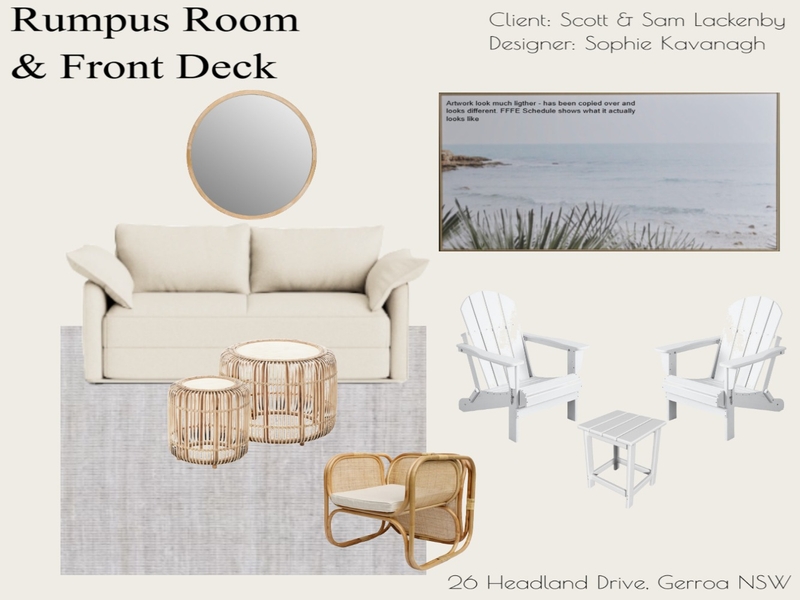 Rumpus & Front Deck Mood Board by Sophie Kavanagh on Style Sourcebook