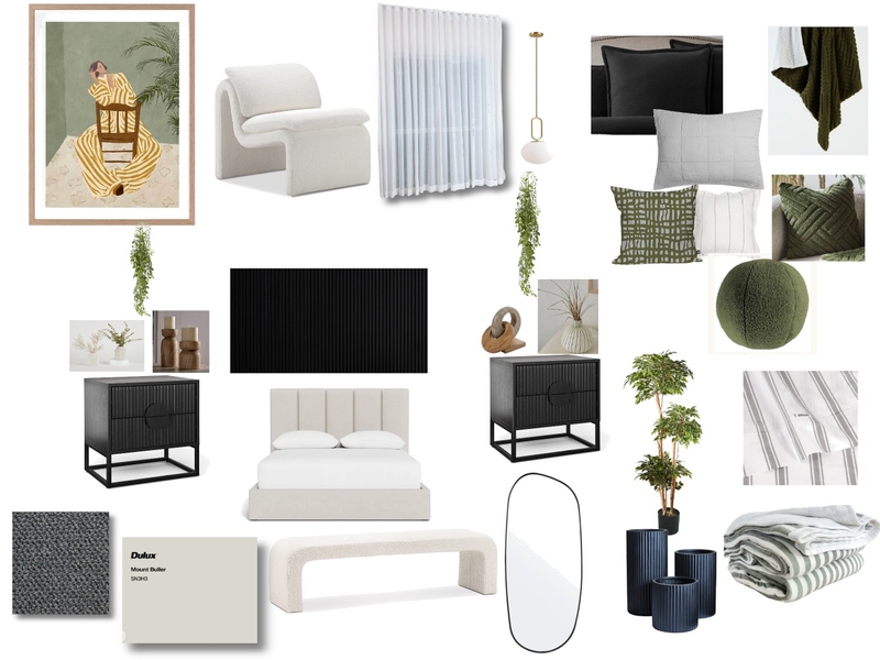 Guest Bedroom Green Mood Board by alexk.gc24 on Style Sourcebook