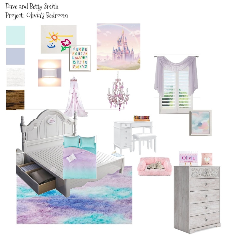 Princess Bedroom Mood Board by Mindy J on Style Sourcebook