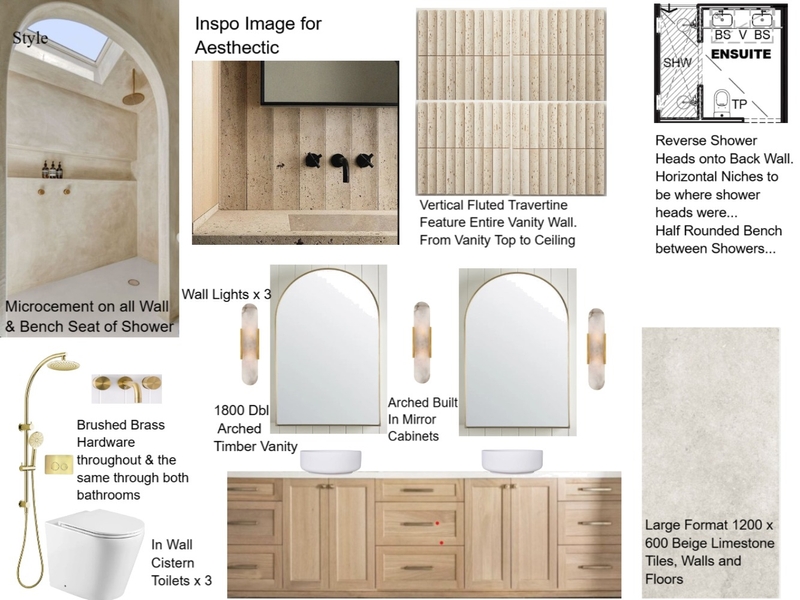 Reid Monty Ensuite Mood Board by staged design on Style Sourcebook