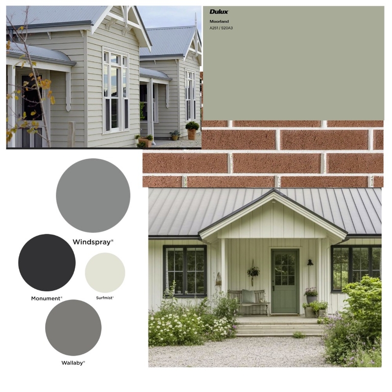 Haybale House - Façade Revision - Option 1 Mood Board by DonnaB on Style Sourcebook