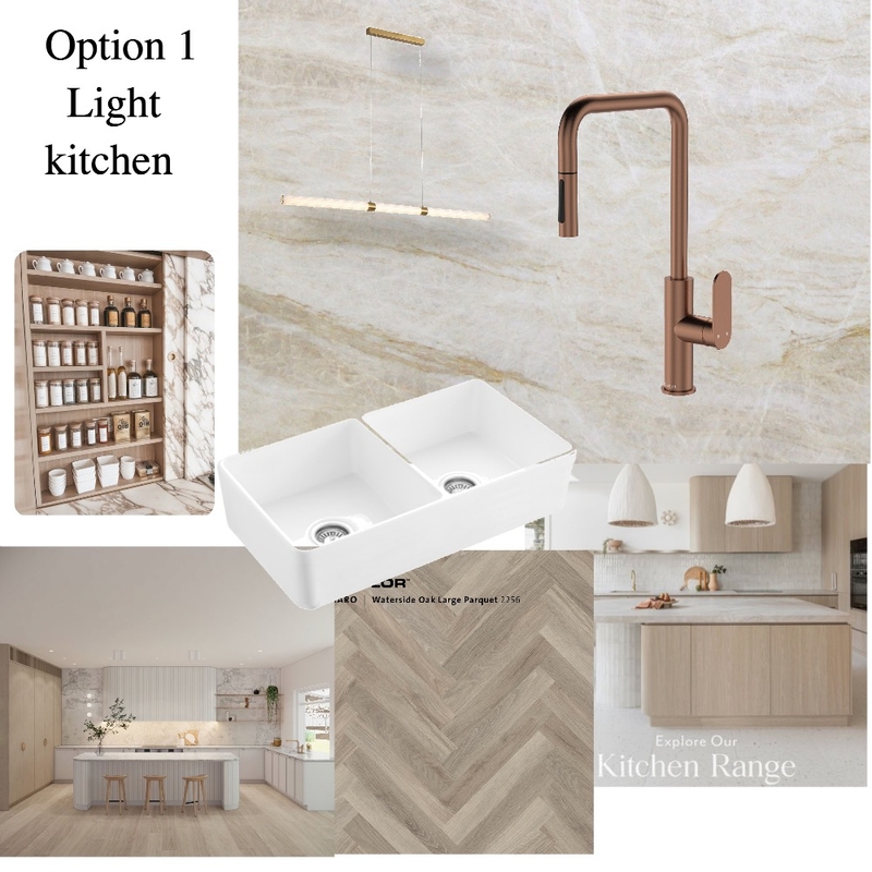 Option 1 Light Kitchen Mood Board by SONDRAZ on Style Sourcebook