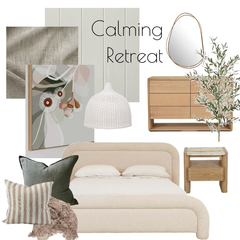 Calming Retreat Mood Board by Morrissey Blinds & Interiors - Home Styling on Style Sourcebook