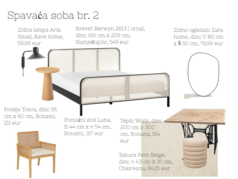 Spavaća soba br.2 Sandra Mood Board by acikovic on Style Sourcebook