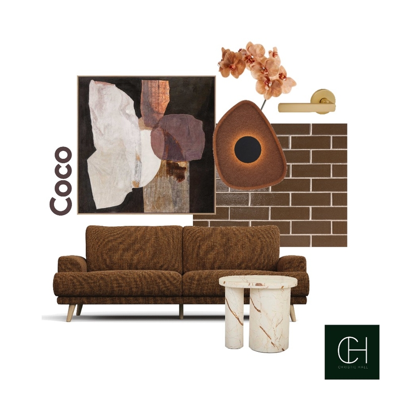 Coco Mood Board by C H R I S T I E   H A L L on Style Sourcebook