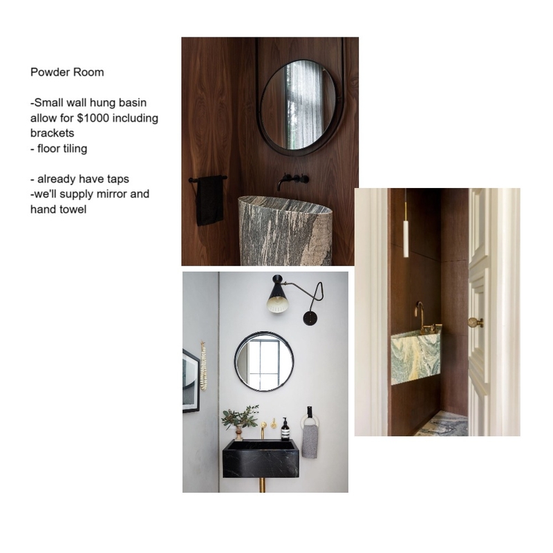 Powder Room Mood Board by jessicaellisstudio on Style Sourcebook