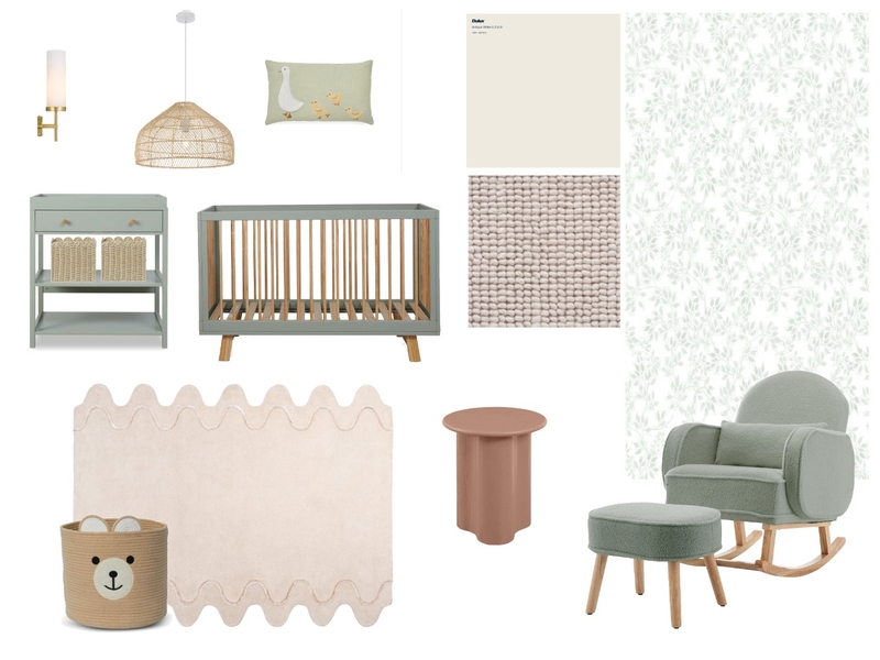Sage Nursery Design Mood Board by In Order by Olivia on Style Sourcebook