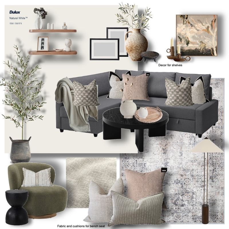 Cadman e-Design Living Concept 1 Mood Board by Manea Interior Design & Styling on Style Sourcebook