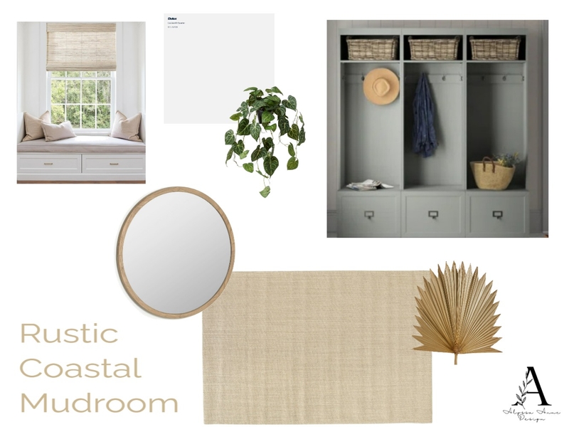 Rustic Coastal Mudroom - N. Giammona Mood Board by alyssaannedesign on Style Sourcebook