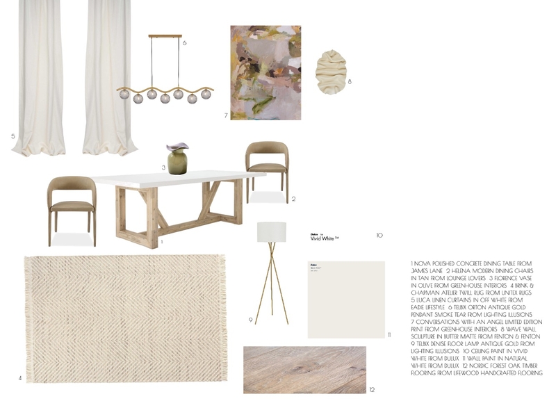 mod 9 - dining Mood Board by jennabolas on Style Sourcebook
