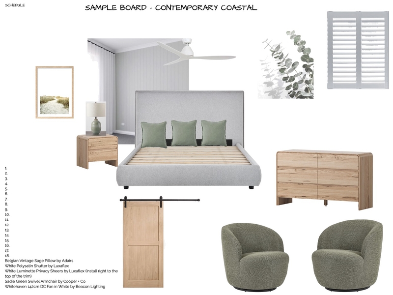 Sample Board # 2 Green Mood Board by Hayley Parker on Style Sourcebook