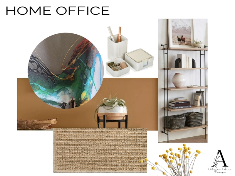Home Office V2 - N. Giammona Mood Board by alyssaannedesign on Style Sourcebook