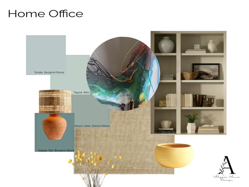 Home Office - N. Giammona Mood Board by alyssaannedesign on Style Sourcebook