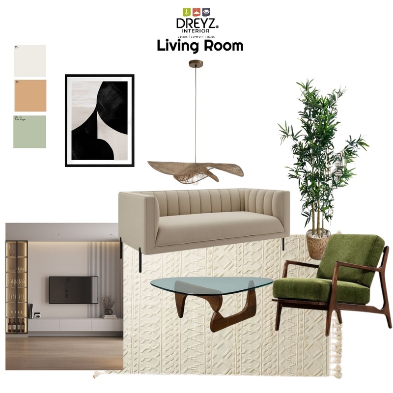 Makindye Apartment 2 Livingroom Mood Board by Derick Asiimwe on Style Sourcebook