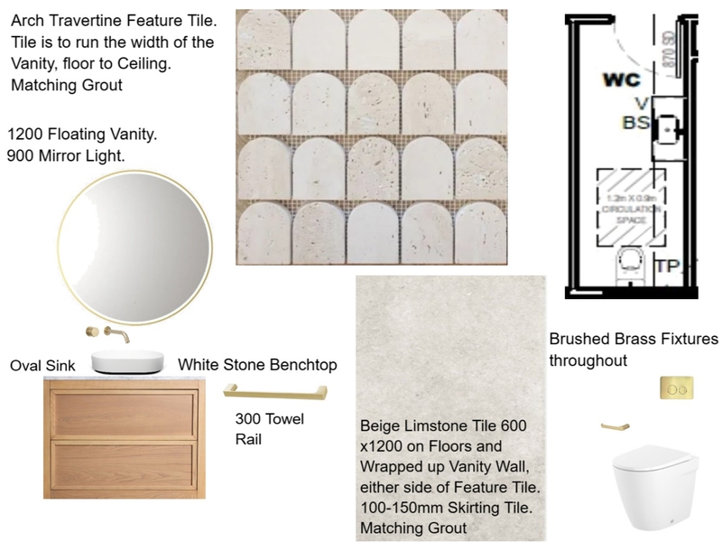 Reid Monty WC Mood Board by staged design on Style Sourcebook