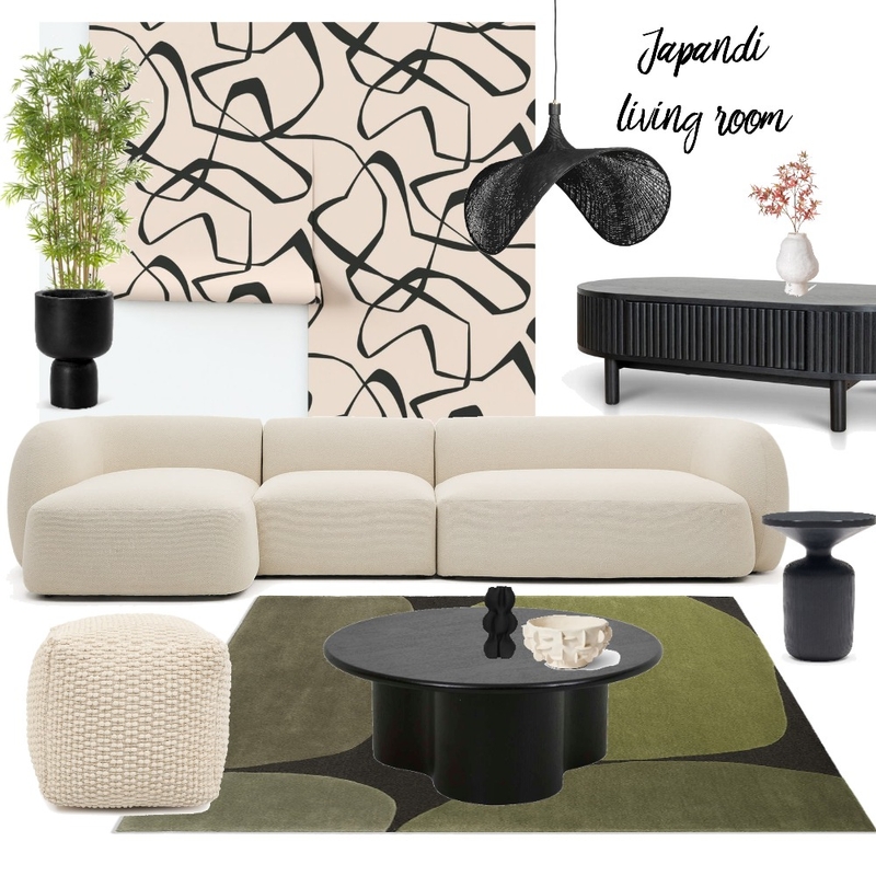 Japandi living room Mood Board by Houseofmay on Style Sourcebook