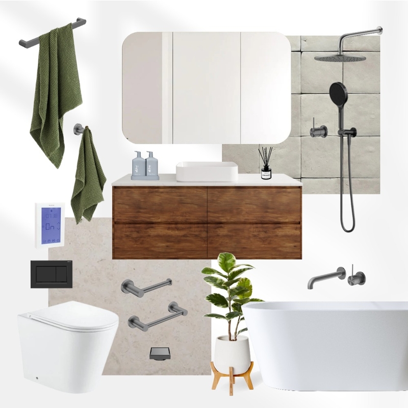 The Block Week 1 - Robby and Mat's Winning Bathroom 2 copy Mood Board by The Blue Space on Style Sourcebook