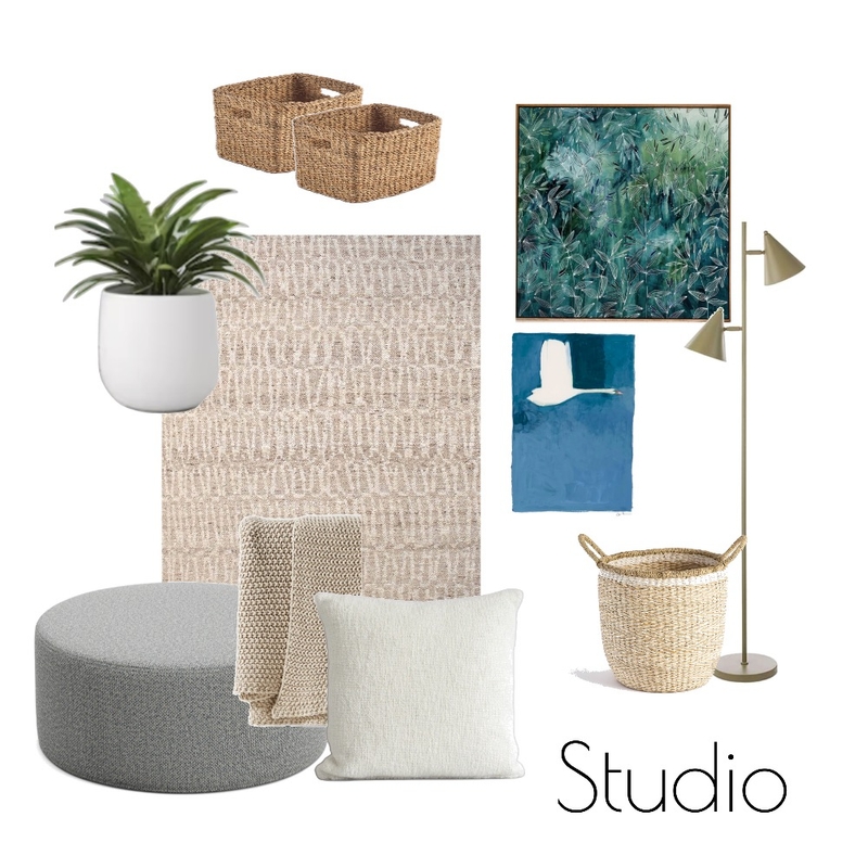Studio Mood Board by Boutique Yellow Interior Decoration & Design on Style Sourcebook