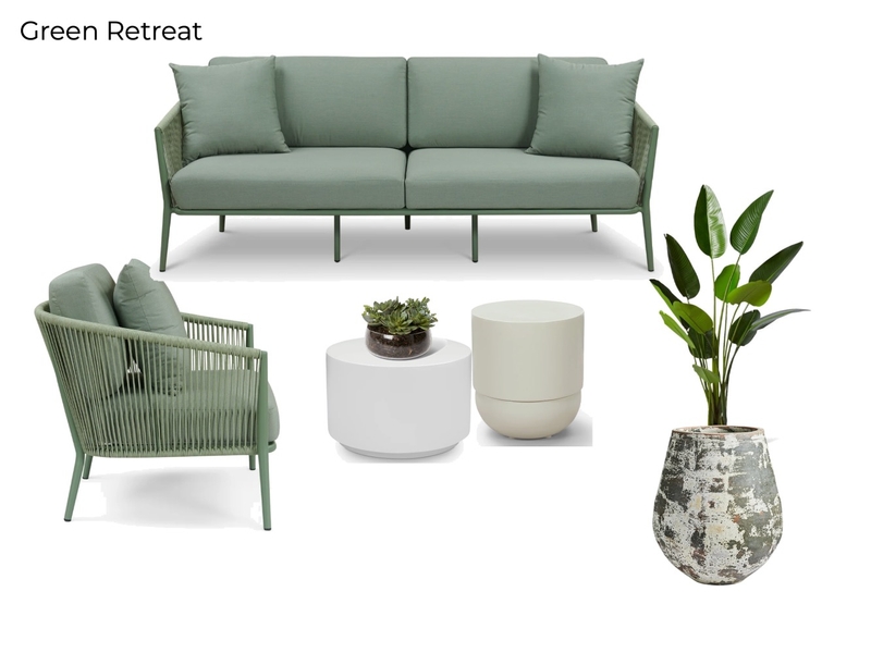 Green Retreat Mood Board by NookNest Pty Ltd on Style Sourcebook