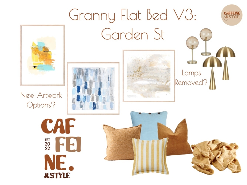 Granny Flat Bedroom - Garden St (V3) Mood Board by Caffeine and Style Interiors - Shakira on Style Sourcebook