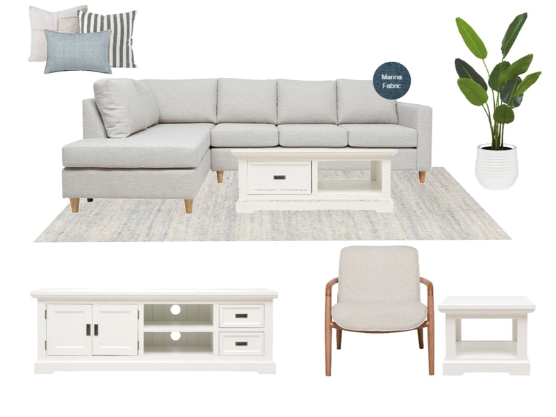 Living - Pelican Waters Interior Design Mood Board by Oz Design Furniture