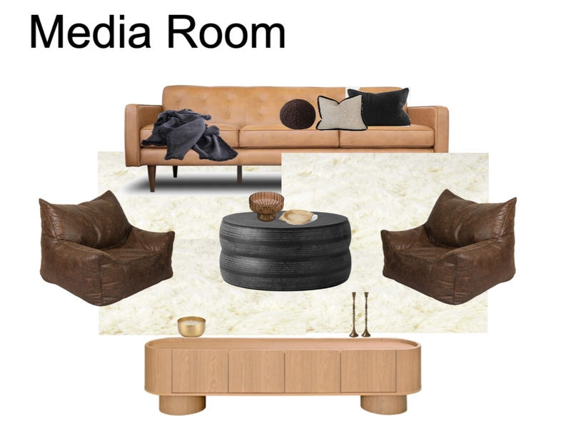 Media Room Mood Board by Grace Home Staging & Realty on Style Sourcebook