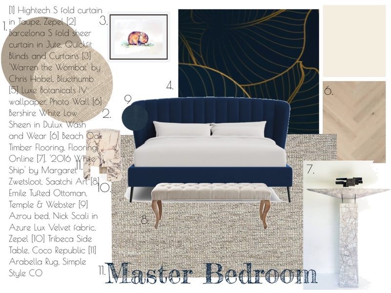 Master Bedroom Sample Mood Board by Megz0y on Style Sourcebook