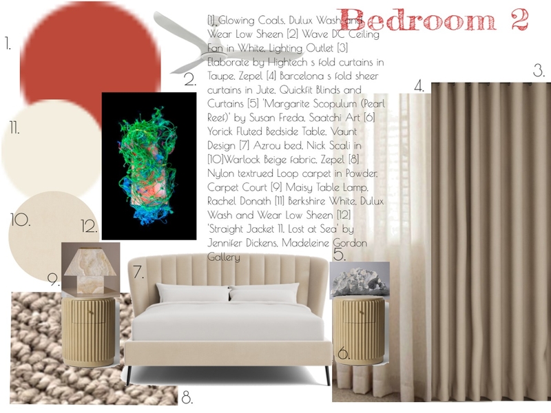 Bedroom 2 Sample Mood Board by Megz0y on Style Sourcebook