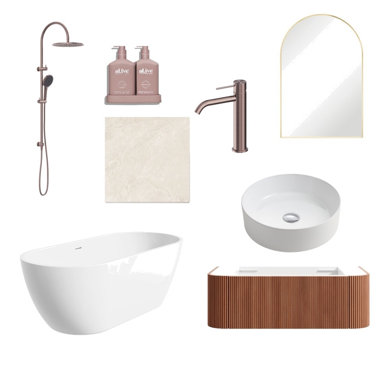 Modern Coastal Bathroom Mood Board by Cove Projects on Style Sourcebook