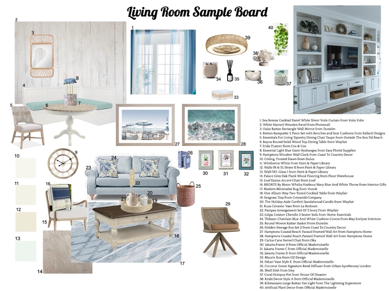 Hamptons Living Room Mood Board by Mmelinda85 on Style Sourcebook
