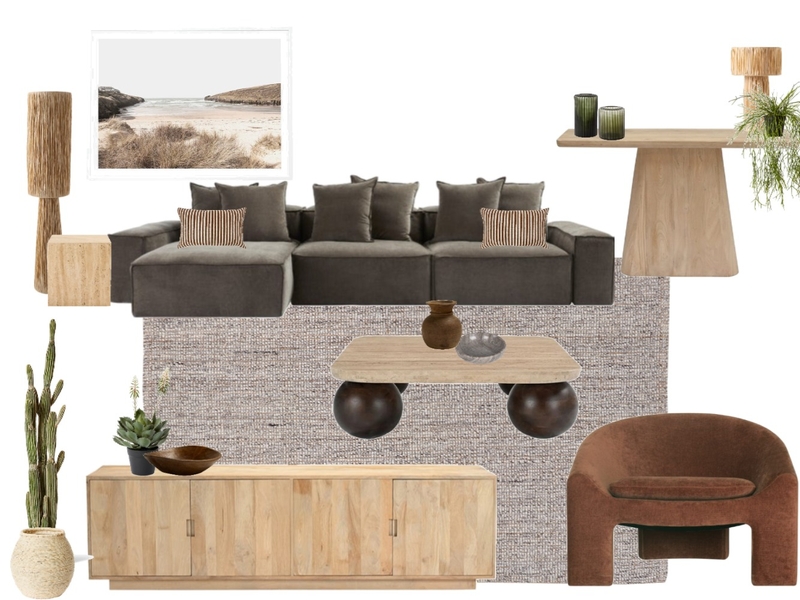 Mink and Rust Mood Board by alanajuers on Style Sourcebook