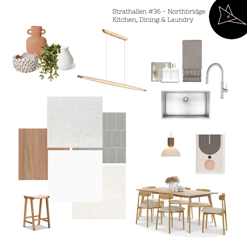 36 Strathallen Ave Kitchen + Laundry - Option I Mood Board by FOXKO on Style Sourcebook